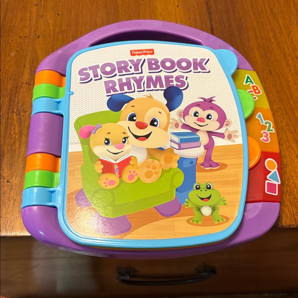 Fisher Price Story Book Rhymes Learning Shapes Numbers Letters, Nursery Songs